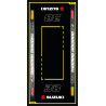 Tapis Motocross SUZUKI STRIPE 95 x 200