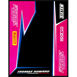 Custom Kart Garage Mat KOSMIC KART ASPHALT 150x190