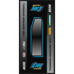 Tappeto Motocross TM RACING SIDECUT personalizzato 95x200