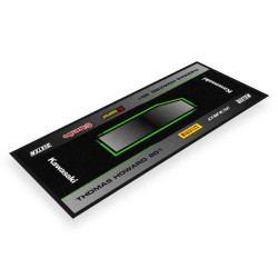Custom Motorbike Garage Mat SIDECUT KAWASAKI 95x240