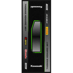 Milieumat Motor SIDECUT KAWASAKI gepersonaliseerd 95x240