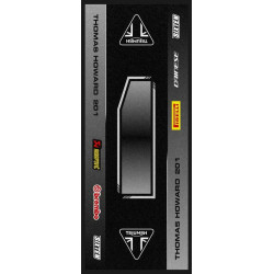 Custom Motorcycle Garage Mat SIDECUT TRIUMPH 95x240