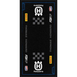 Custom Motorbike Garage Mat RACER HUSQVARNA 95x200