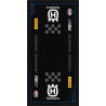 Tappeto Motocross RACER HUSQVARNA personalizzato 95x200