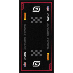 Milieumat Motorcross RACER GAS GAS gepersonaliseerd 95x200