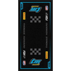 Milieumat Motorcross RACER TM RACING gepersonaliseerd 95x200