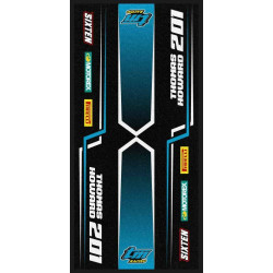 Motocross Teppich Personalisiert Umweltmatte FUSION TM RACING 95x200