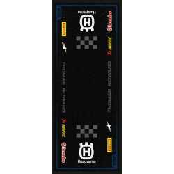 Milieumat Motor RACER HUSQVARNA gepersonaliseerd 95x240