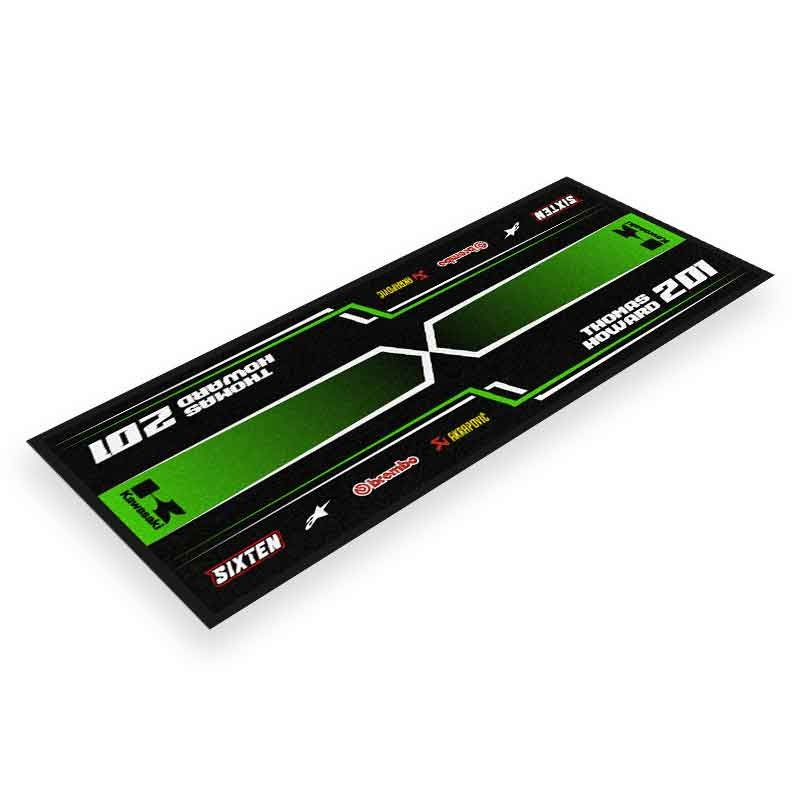 Custom Motorcycle Garage Mat FUSION KAWASAKI 95x240