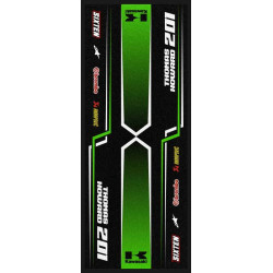 Custom Motorcycle Garage Mat FUSION KAWASAKI 95x240