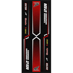 Tappeto Moto FUSION HONDA personalizzato 95x240