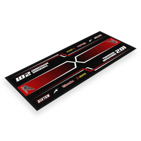 Custom Motorcycle Garage Mat FUSION HONDA 95x240