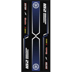 Custom Motorcycle Garage Mat FUSION YAMAHA 95x240