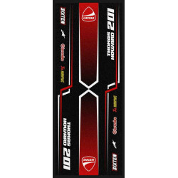 Tappeto Moto FUSION DUCATI personalizzato 95x240