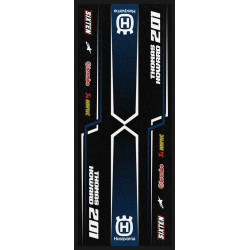 Custom Motorcycle Garage Mat FUSION HUSQVARNA 95x240