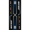 Tappeto Moto FUSION HUSQVARNA personalizzato 95x240