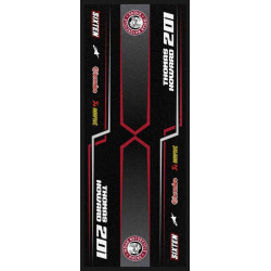 Custom Motorcycle Garage Mat FUSION INDIAN MOTORCYCLE 95x240