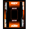 Tapis Environnemental Quad KTM Personnalisé TONNYCAT 150x190