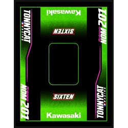 Tapis Environnemental Quad KAWASAKI Personnalisé TONNYCAT 150x190