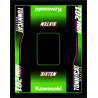 Tapis Environnemental Quad KAWASAKI Personnalisé TONNYCAT 150x190