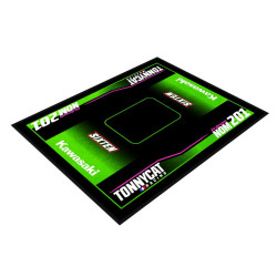 Tapis Environnemental Quad KAWASAKI Personnalisé TONNYCAT 150x190