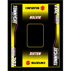 Tapis Environnemental Quad HONDA MARKER Rouge 150 x 190