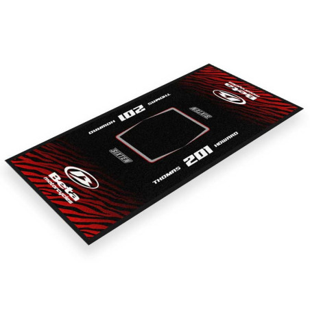Motocross Teppich Personalisiert Umweltmatte WILD BETA 95x200