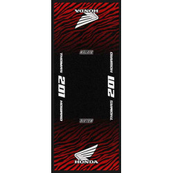 Milieumat Motor WILD HONDA gepersonaliseerd 95x240