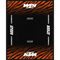 Quad Teppich Personalisiert Umweltmatte KTM WILD 150x190