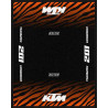 Quad Teppich Personalisiert Umweltmatte KTM WILD 150x190