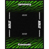 Alfombra Quad Personalizada KAWASAKI WILD 150x190