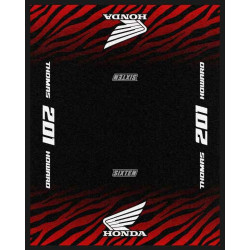 Custom Quad Garage Mat HONDA WILD 150x190