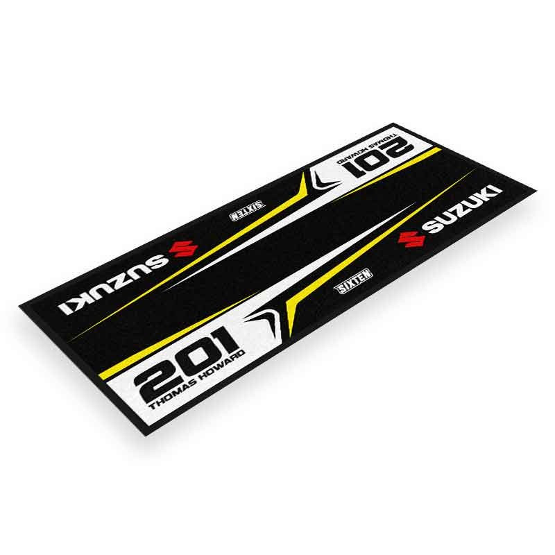 Tappeto Moto SUZUKI FASTLINE personalizzato 95x240