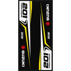 Milieumat Motorcross FASTLINE SUZUKI gepersonaliseerd 95x200